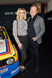 Verena Kerth, Oliver Kastalio (CEO Rodenstock) / Er&ouml;ffnung der Rodenstock Jubil&auml;ums-Ausstellung "How We See the World" im museum of urban and contemporary art (MUCA) in M&uuml;nchen am 28.01.2017 / Foto: BrauerPhotos / S.Brauer f&uuml;r Rodenstock